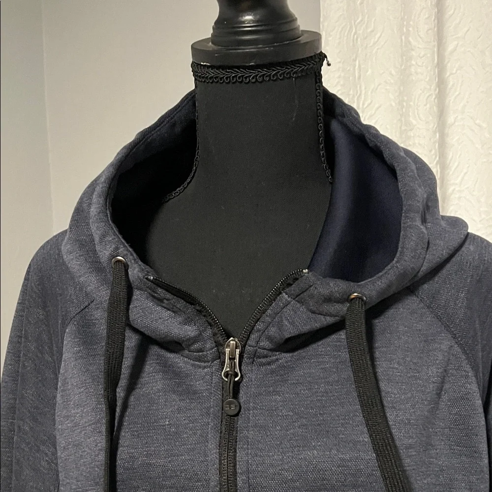 32 Degrees Men's Navy Zip Up Sweater